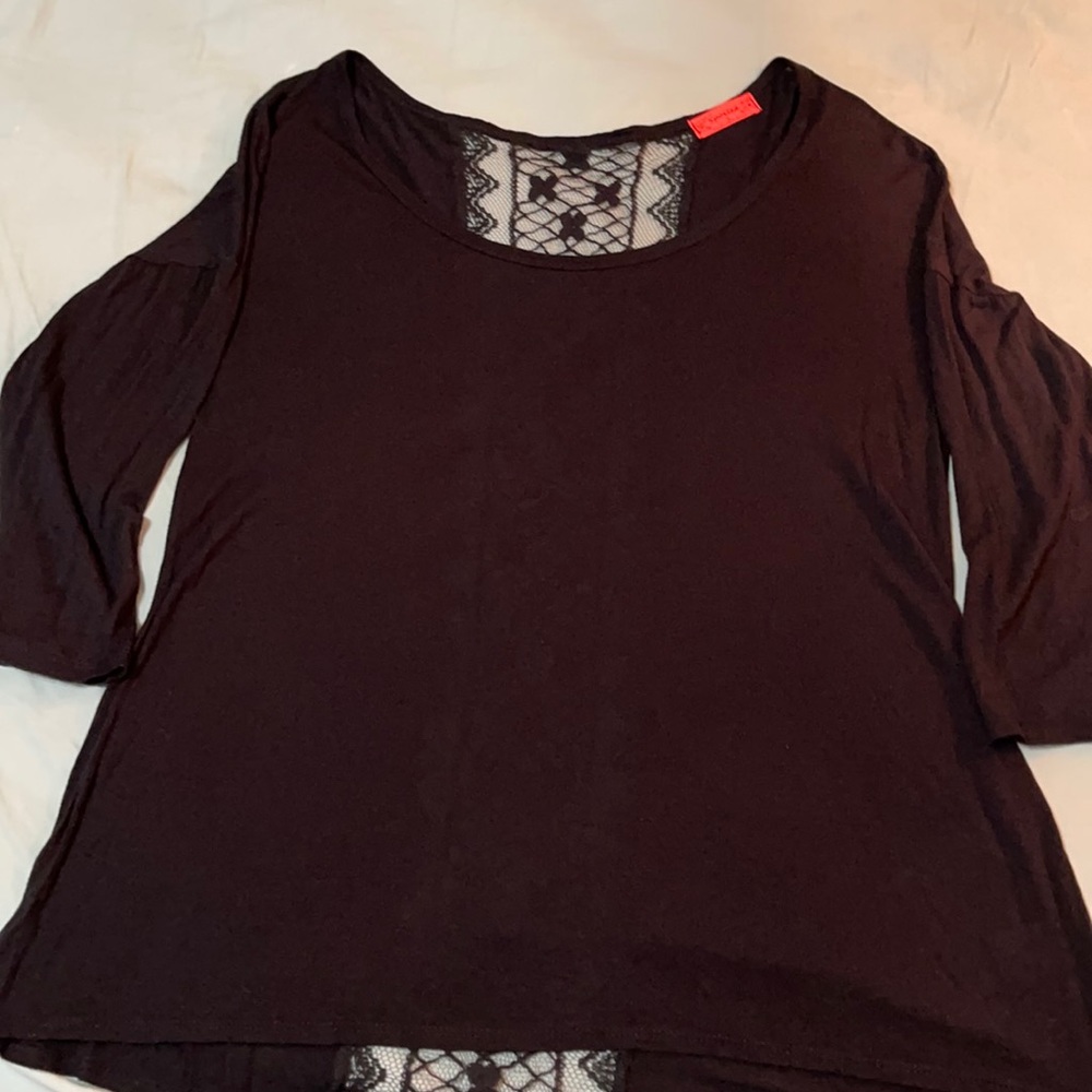 Spoiled Lace Back Top Size L